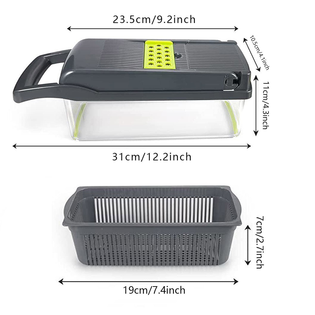 Smart 15TLG Dicer Vegetable Slicer Shredder Manual Onion Chopper