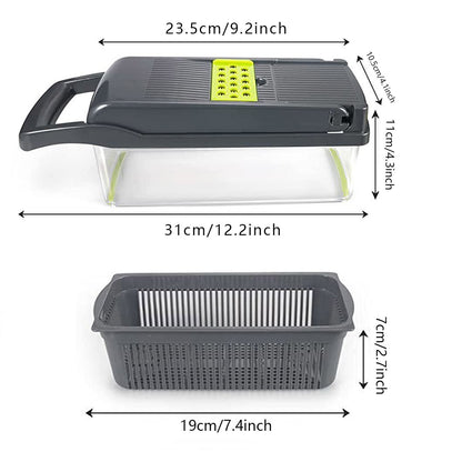 Smart 15TLG Dicer Vegetable Slicer Shredder Manual Onion Chopper