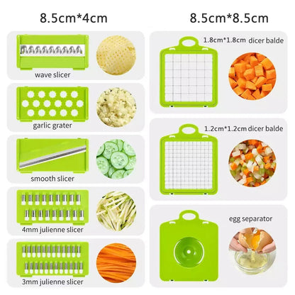 Smart 15TLG Dicer Vegetable Slicer Shredder Manual Onion Chopper