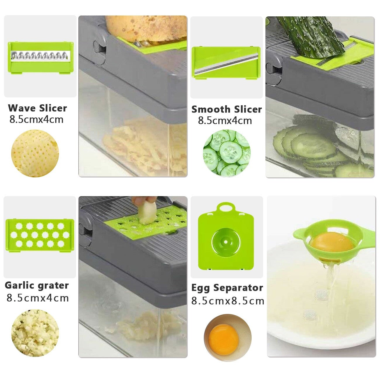 Smart 15TLG Dicer Vegetable Slicer Shredder Manual Onion Chopper
