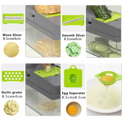 Smart 15TLG Dicer Vegetable Slicer Shredder Manual Onion Chopper